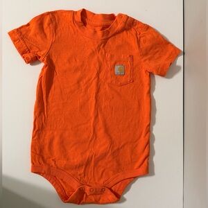 Carhartt Bright Orange Infant Onesie
